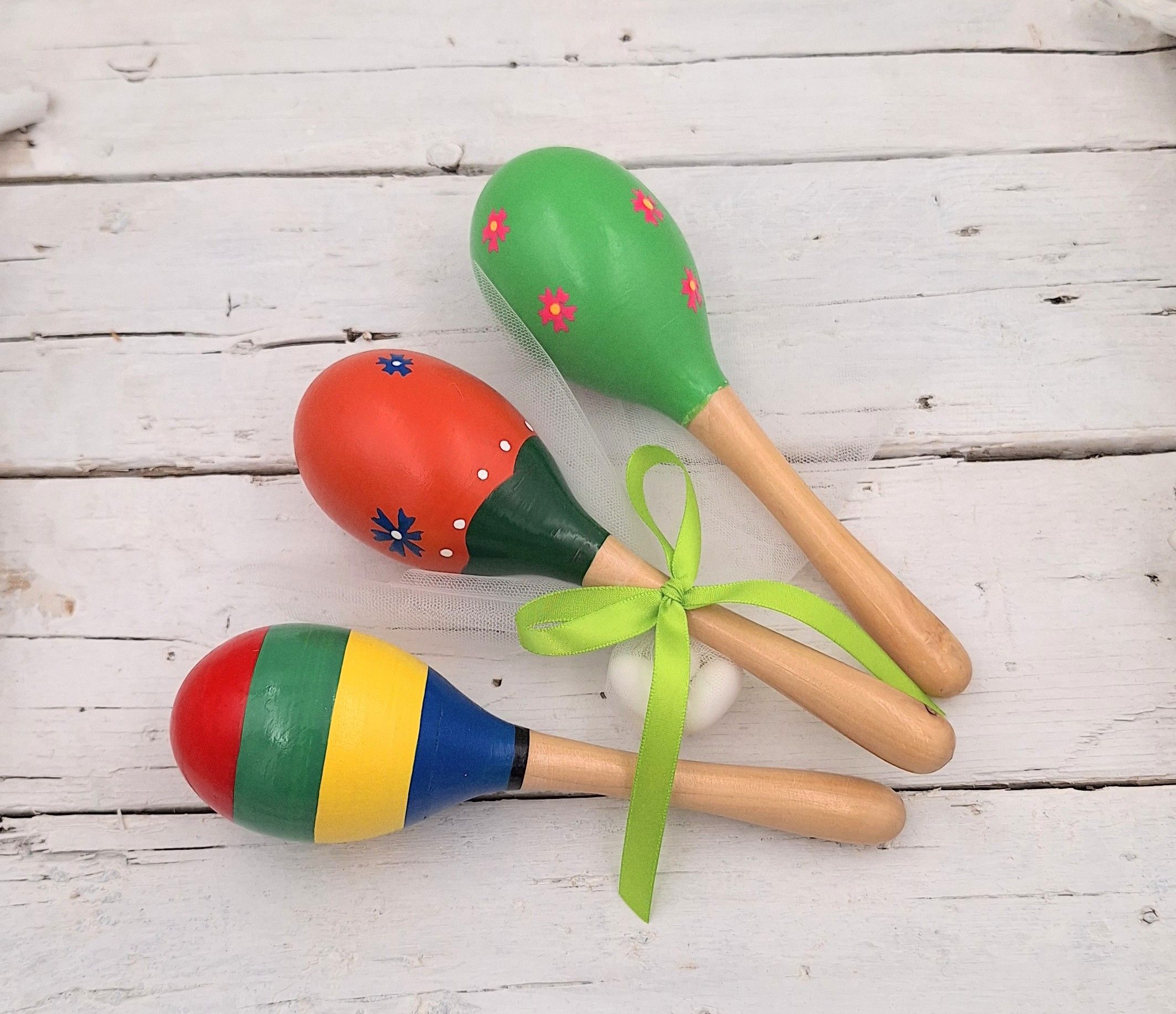 Μπομπονιέρα ξύλινη μαράκα