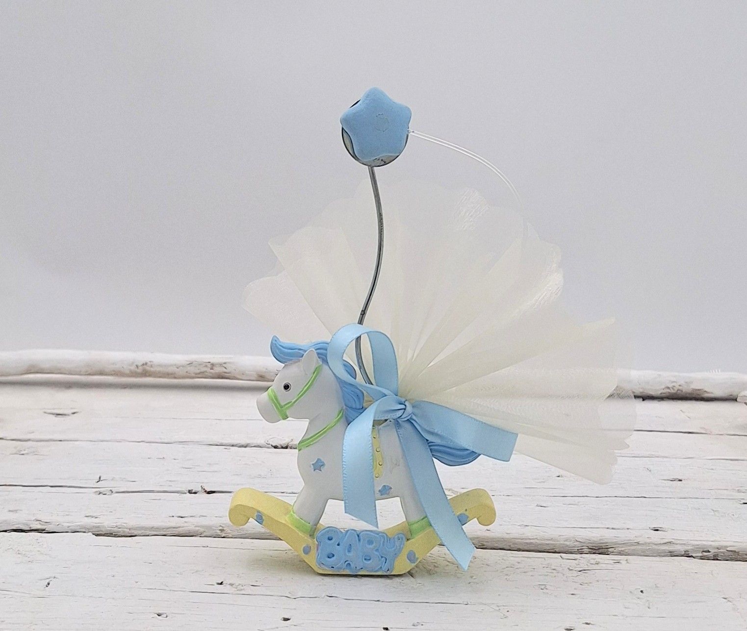 Μπομπονιέρα αλογάκι με μαγνήτη αστέρι